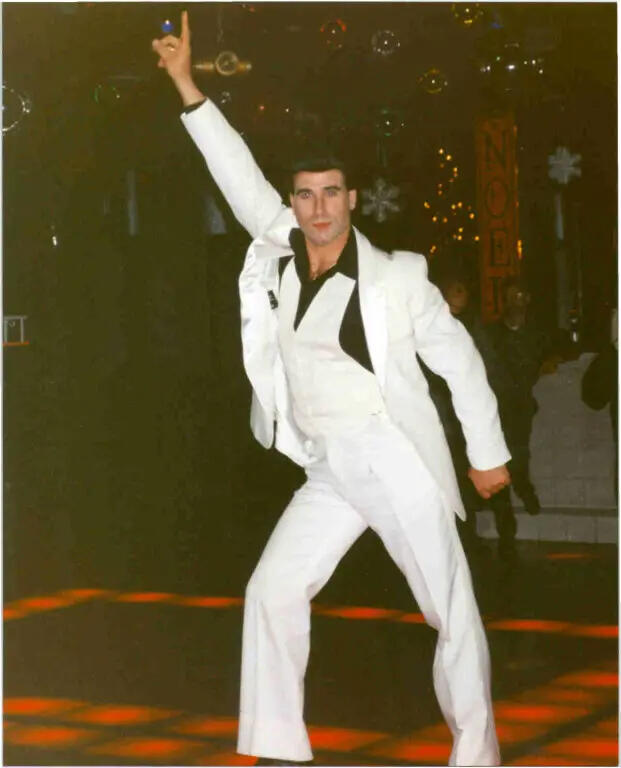 John Travolta Impersonator -Phil Travolta, the iconic Saturday Night Fever Point Pose