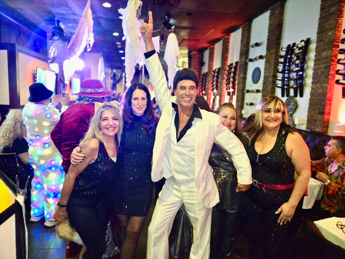 Tony Manero Impersonator, Phil Travolta - Disco Night Theme Party